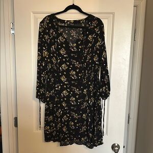 Torrid Floral Black Dress
